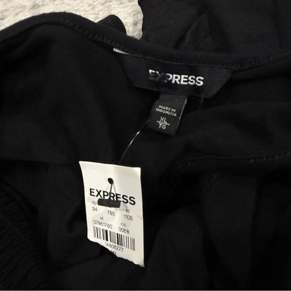 NWT Express Black High Low Maxi Dress - Picture 7 of 11